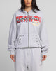 Loiter Fighter Zip Hoodie Grey