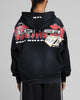 Loiter Fighter Zip Up Hoodie Washed Black