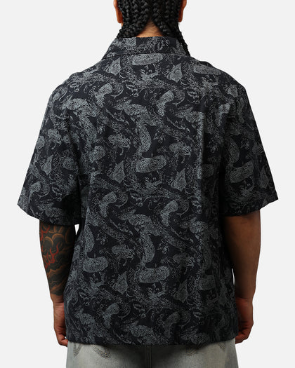 Saint Morta Year Of The Snake Button Up Shirt Black/Grey