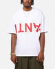 The Anti Order Echo Spray Drop Shoulder T-Shirt White