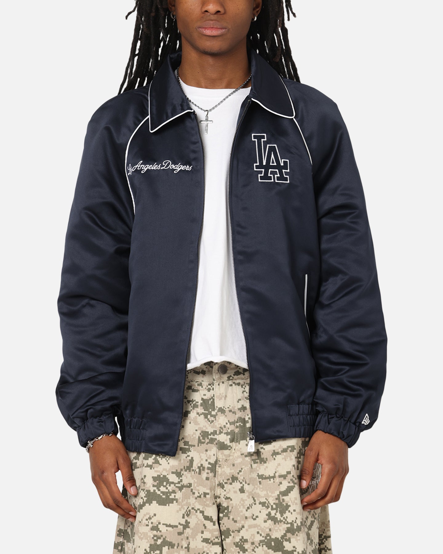 New Era Los Angeles Dodgers MLB Club Jacket Navy | Culture Kings US