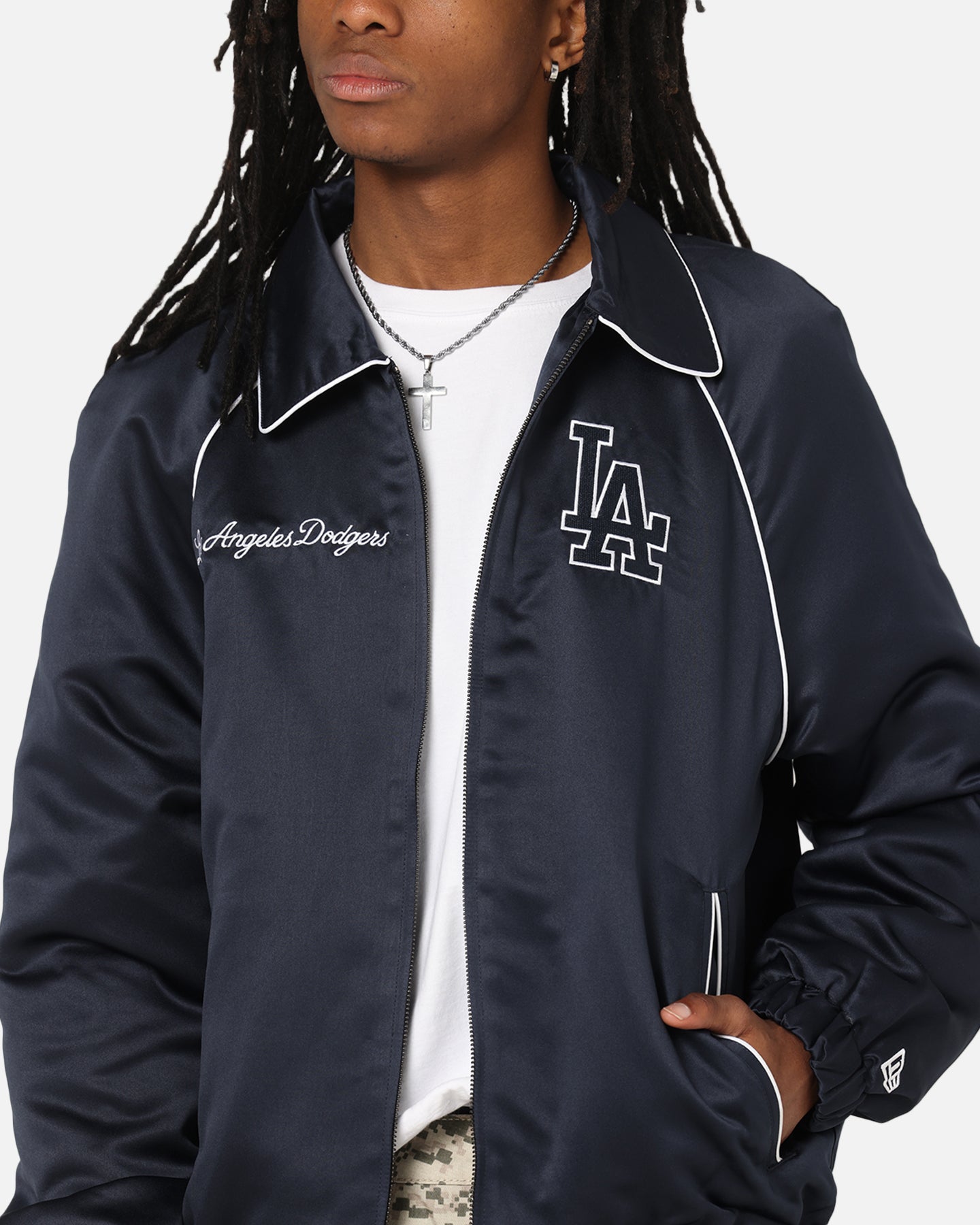 New Era Los Angeles Dodgers MLB Club Jacket Navy | Culture Kings US