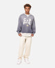 Champion 50's Saddle Crew Sweatshirt Athletic Navy