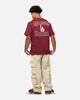 Majestic Athletic Los Angeles Dodgers Cassell Wordmark T-Shirt Maroon