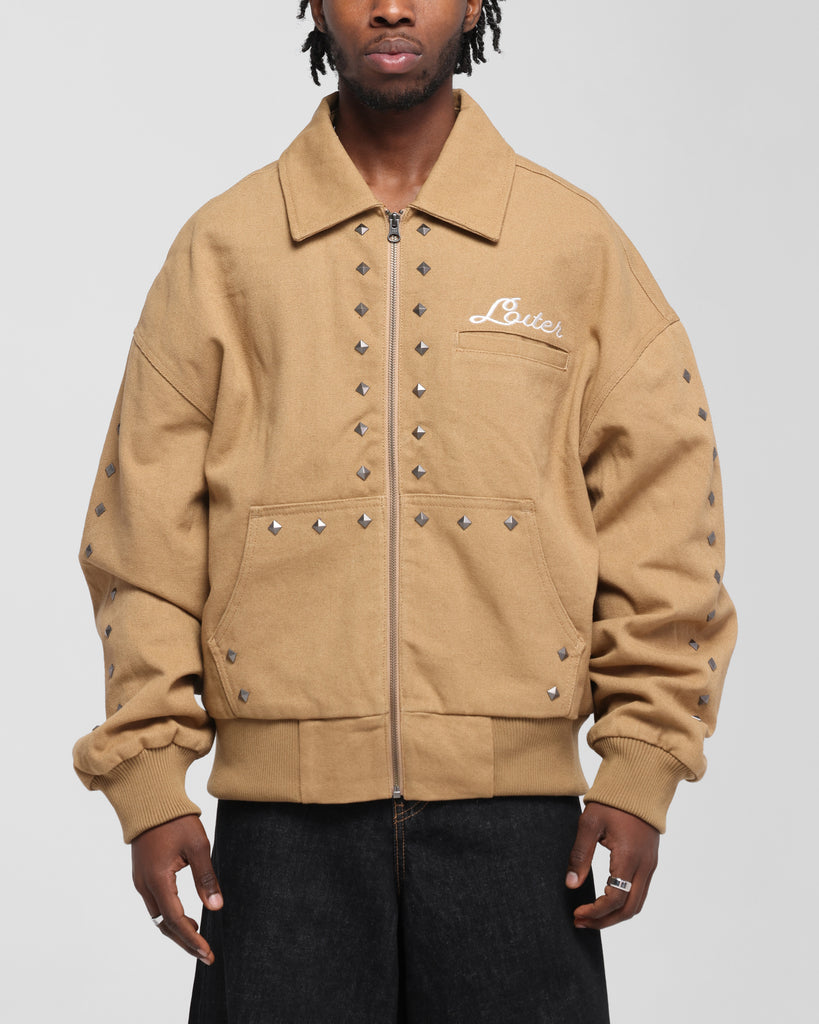 Loiter Chopper Work Jacket Tan | Culture Kings US