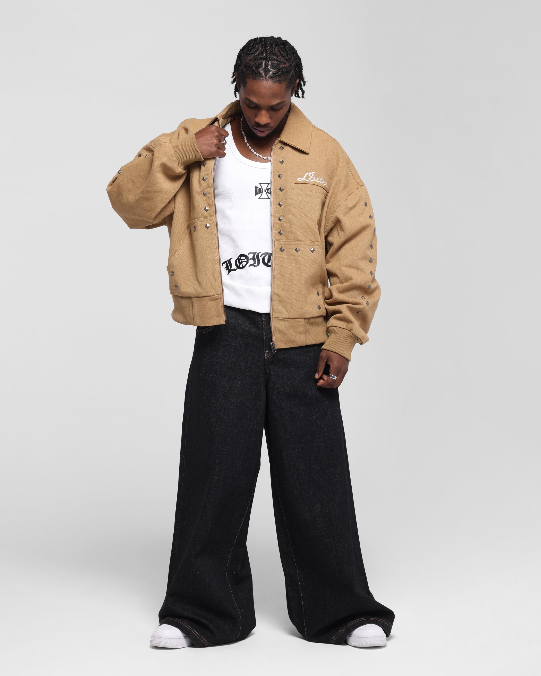Loiter Chopper Work Jacket Tan | Culture Kings US