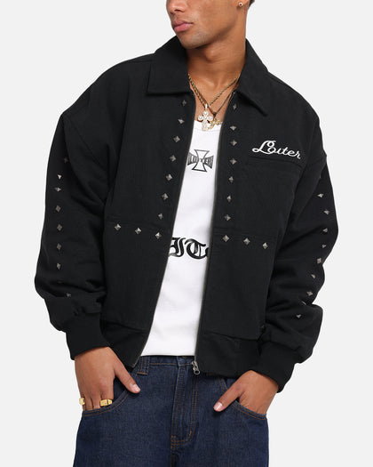 Loiter Chopper Work Jacket Washed Black