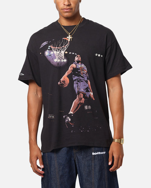 Mitchell & Ness Toronto Raptors Vince Carter Air Canada T-Shirt Overdyed Black