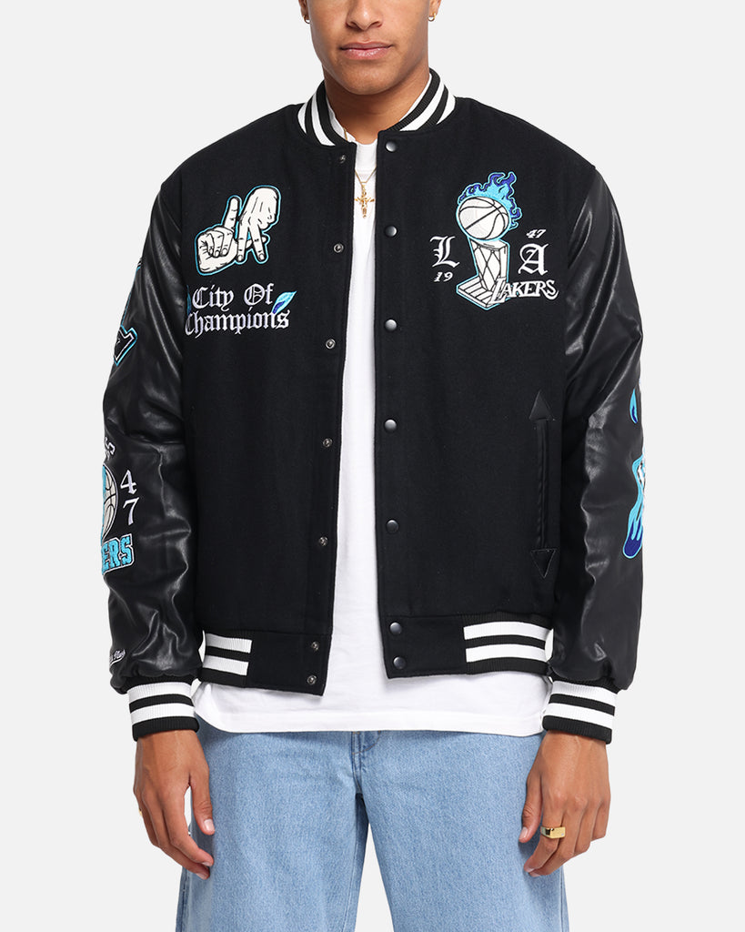 NBA Lakers バーシティジャケット(Jerome Tadashi様) G-III Lakers Los Angeles 17 Time NBA Finals Champions