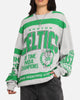 Mitchell & Ness Boston Celtics Letterform Crewneck Grey Marle/Official Team Color