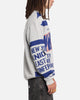 Mitchell & Ness New York Knicks Letterform Crewneck Grey Marle/Official Team Color