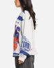 Mitchell & Ness New York Knicks Letterform Crewneck Grey Marle/Official Team Color