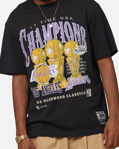Mitchell & Ness Los Angeles Lakers 17 Times T-Shirt Grey Marle/OTC