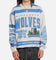 Mitchell & Ness Minnesota Timberwolves Letterform Crewneck Grey Marle/Official Team Color