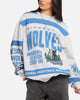 Mitchell & Ness Minnesota Timberwolves Letterform Crewneck Grey Marle/Official Team Color