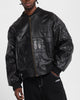 Loiter Tokyo Drift Vegan Leather Jacket Black