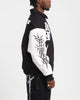 Loiter Cyber Varsity Jacket Black/White