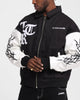 Loiter Cyber Varsity Jacket Black/White