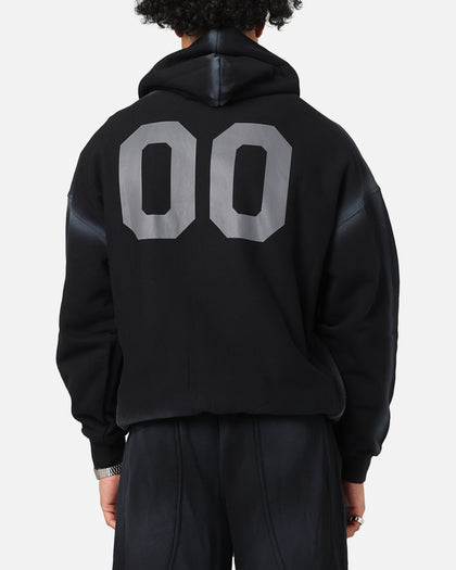 The Anti Order Mosh Boxy Hoodie Sunfade Black/Grey