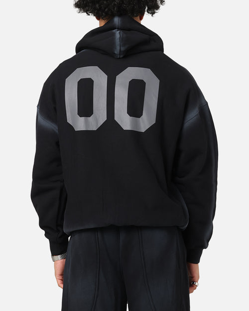 The Anti Order Mosh Boxy Hoodie Sunfade Black/Grey