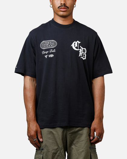 Mitchell & Ness Chicago Bulls Roll The Dice T-Shirt Overdyed Black