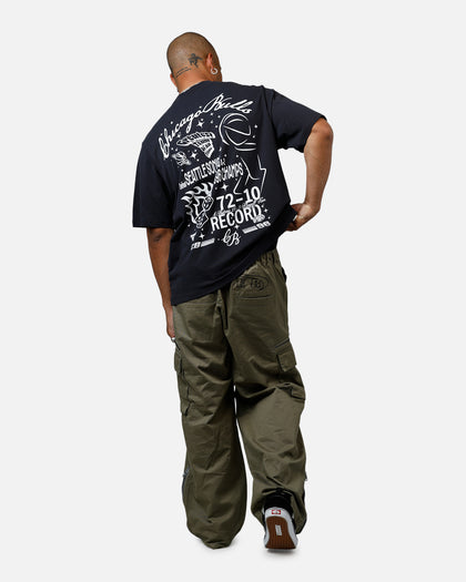 Mitchell & Ness Chicago Bulls Roll The Dice T-Shirt Overdyed Black