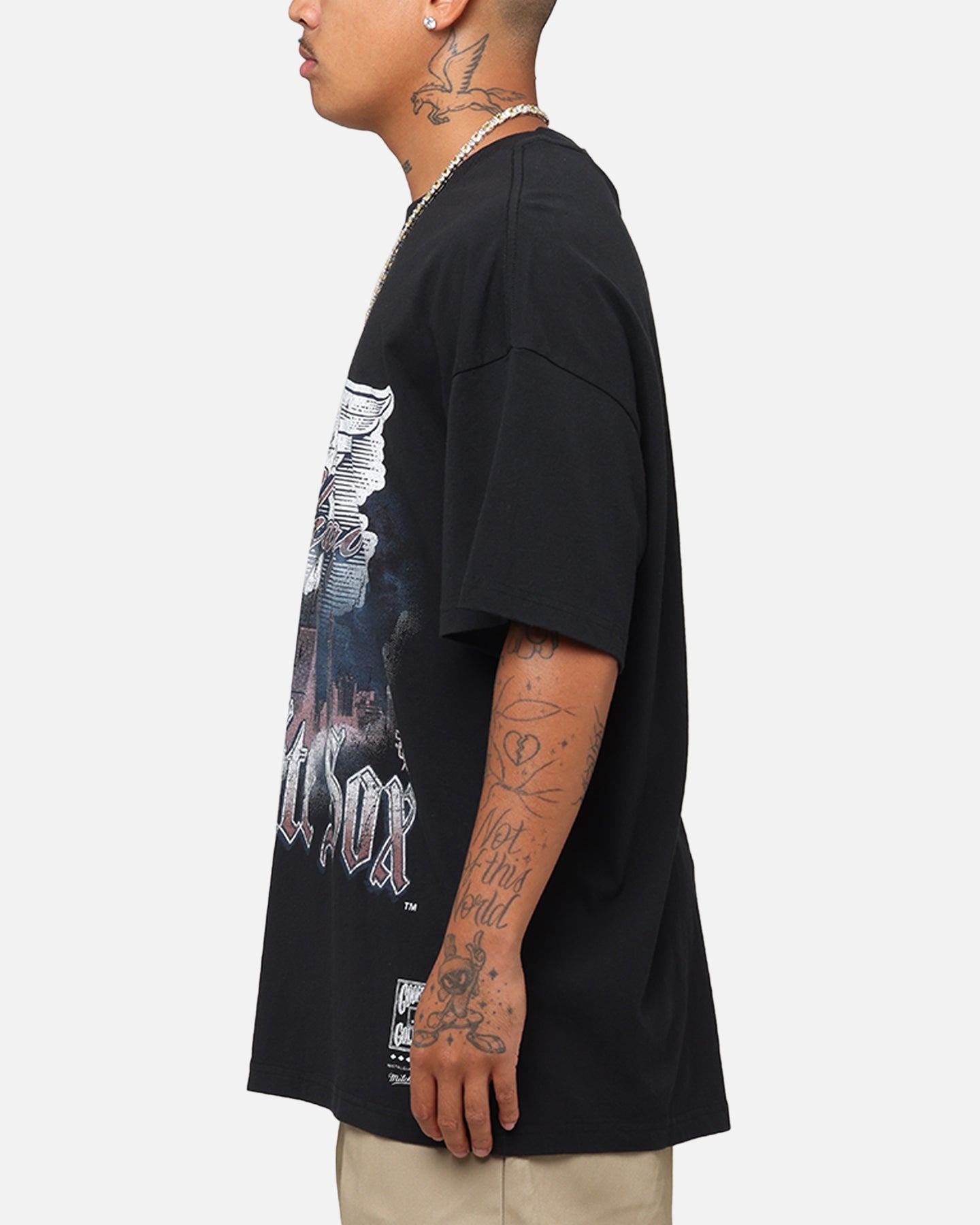 Mitchell & Ness Chicago White Sox Soaring T-Shirt Black | Culture