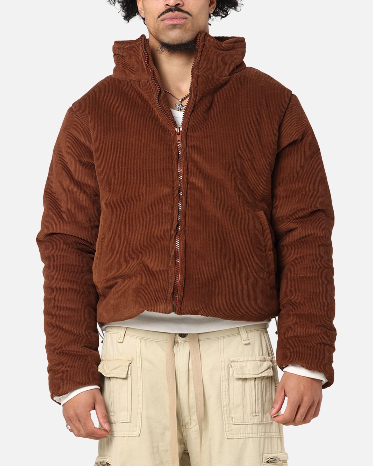 XXIII Corduroy Flight Jacket Brown | Culture Kings US