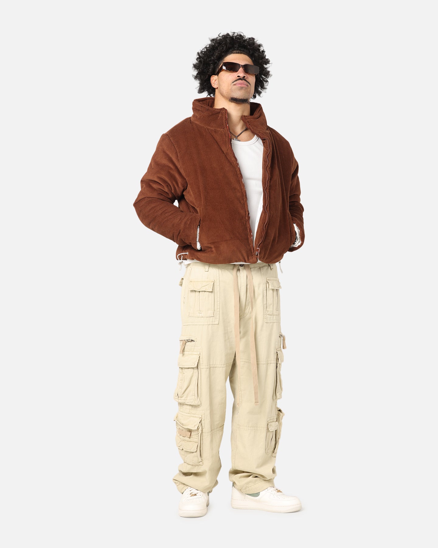 XXIII Corduroy Flight Jacket Brown | Culture Kings US