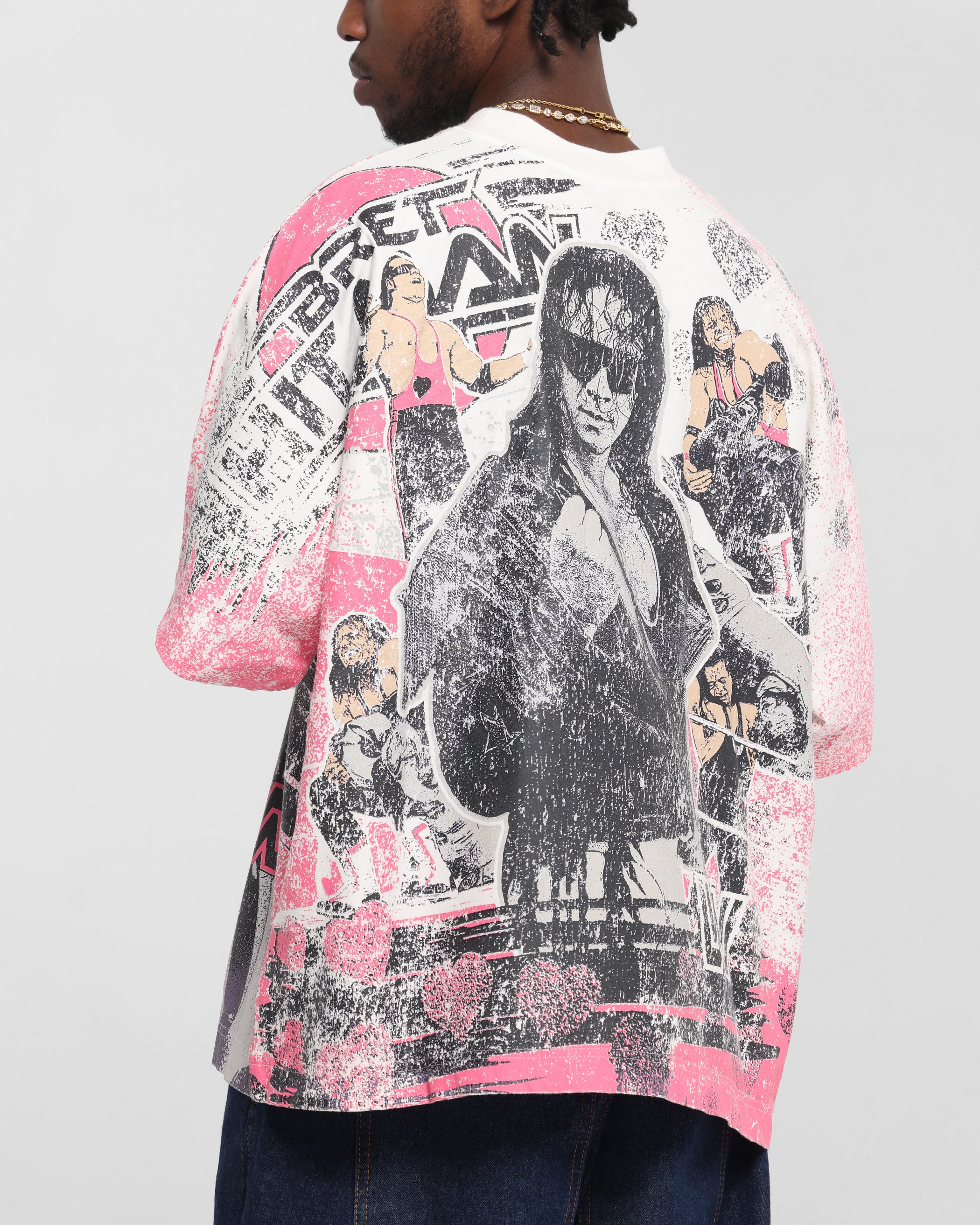 Culture Kings X WWE Bret 'The Hit Man' Hart All Over Print T-Shirt