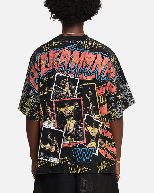 Culture Kings X WWE Hulk Hogan All Over Print T-Shirt Black