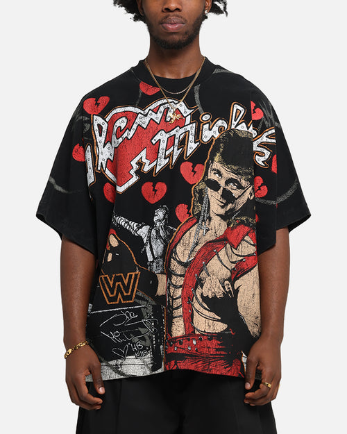 Culture Kings X WWE Shawn Michaels All Over Print T-Shirt Black