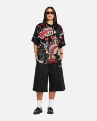 Culture Kings X WWE Shawn Michaels All Over Print T-Shirt Black