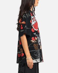 Culture Kings X WWE Shawn Michaels All Over Print T-Shirt Black