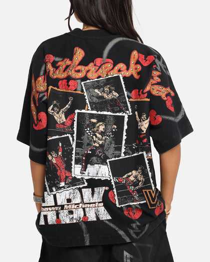 Culture Kings X WWE Shawn Michaels All Over Print T-Shirt Black