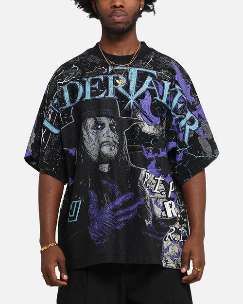 Culture Kings X WWE Undertaker All Over Print T-Shirt Black