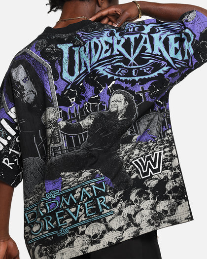 Culture Kings X WWE Undertaker All Over Print T-Shirt Black