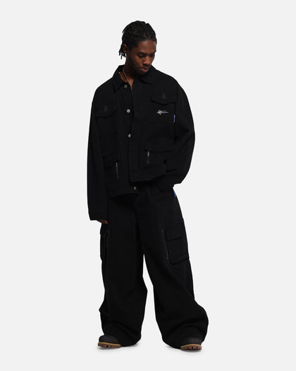 Loiter Combat Utility Jacket Washed Black