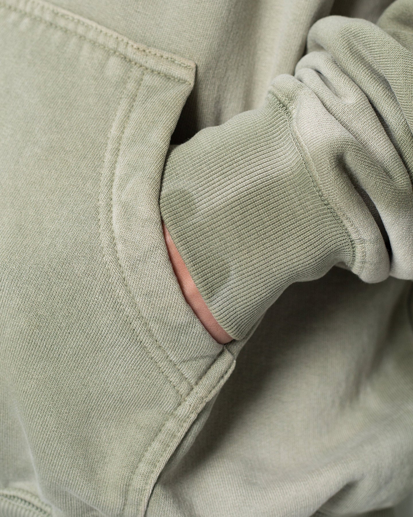 MNML Faded Basic Zip Up Hoodie Washed Olive | Culture Kings US