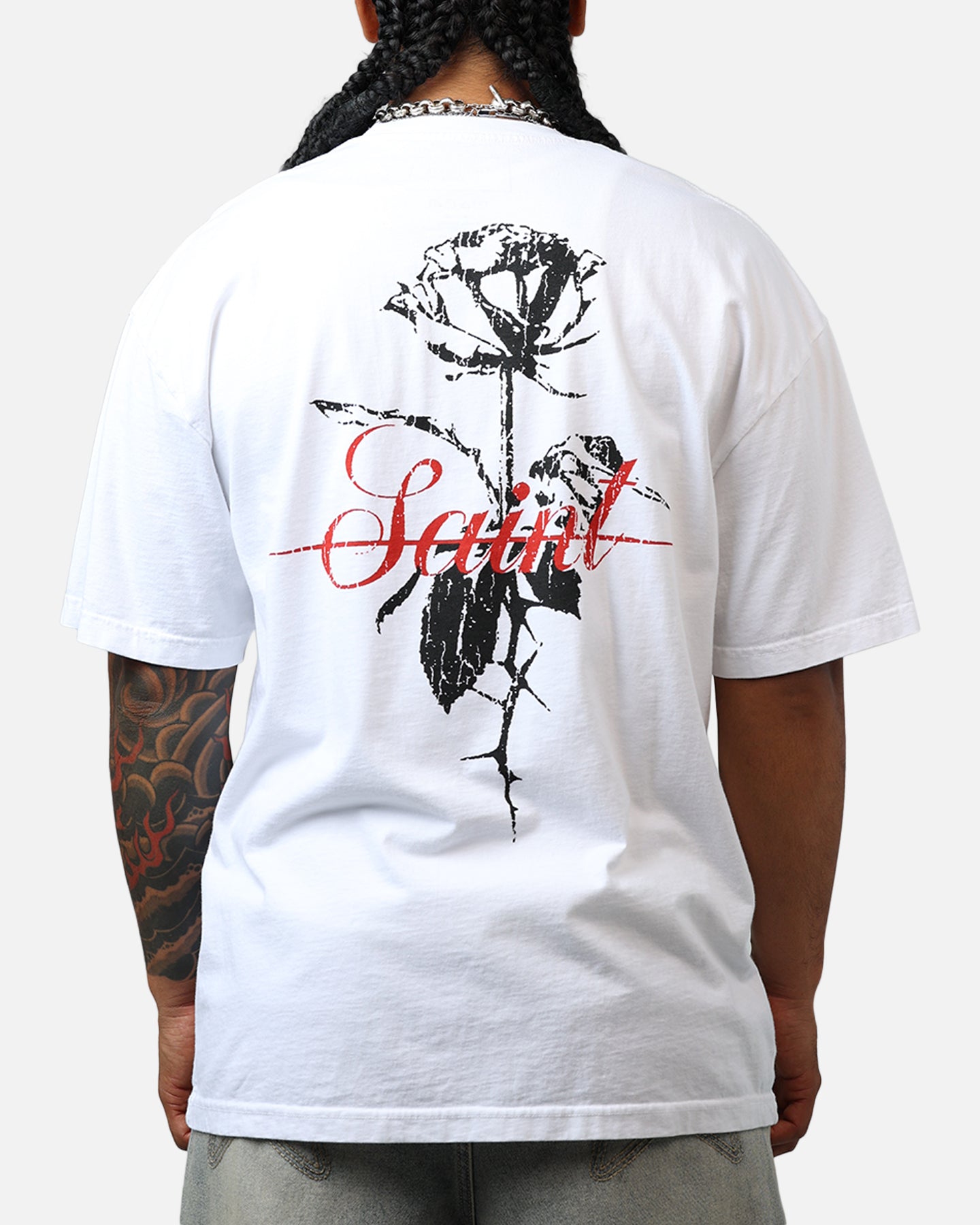 KING TERRY SWEET SOUL Tシャツ XL 新品 未開封 Saint Morta St Valentine Boxy T-Shirt White | Culture Kings US