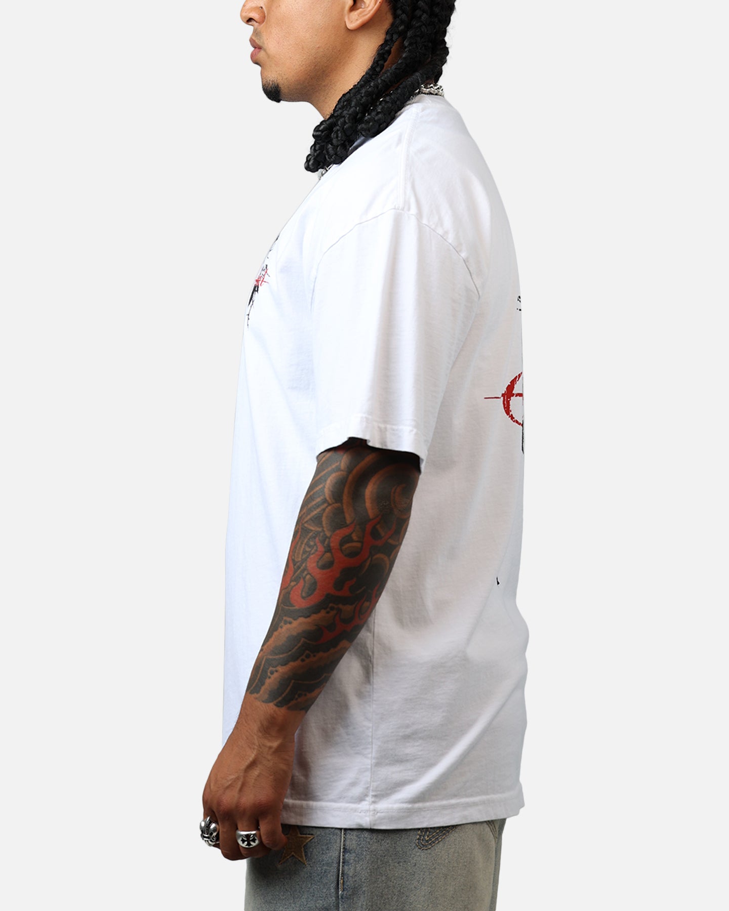 Saint Morta St Valentine Boxy T-Shirt White | Culture Kings US