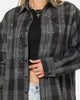 Saint Morta Spray Long Sleeve Flannel Shirt Grey