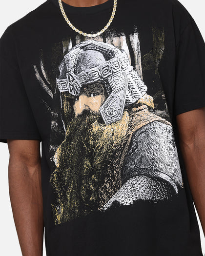 American Thrift X The Lord Of The Rings Gimli Heavy T-Shirt Black
