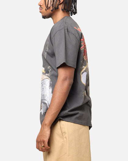 American Thrift X The Lord Of The Rings Gimli Heavy T-Shirt Black Wash