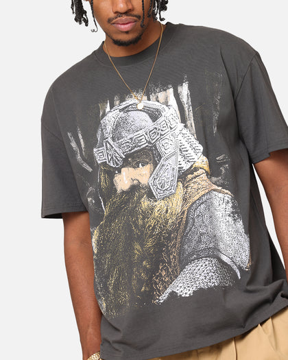 American Thrift X The Lord Of The Rings Gimli Heavy T-Shirt Black Wash