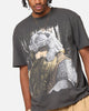 American Thrift X The Lord Of The Rings Gimli Heavy T-Shirt Black Wash