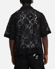 Loiter Lace Button Up Shirt Black