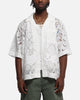 Loiter Lace Button Up Shirt Cream