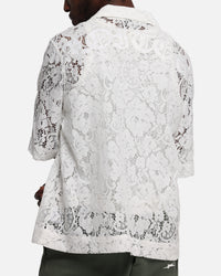 Loiter Lace Button Up Shirt Cream
