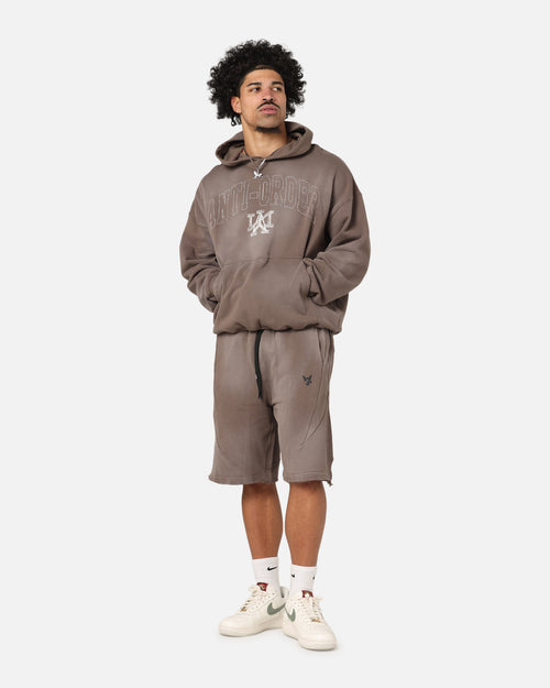The Anti Order Post Season Boxy Hoodie Sunfade Brown